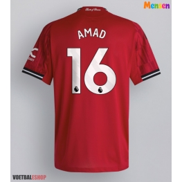 Manchester United Amad Diallo #16 Thuis tenue 2025-26 Korte Mouw